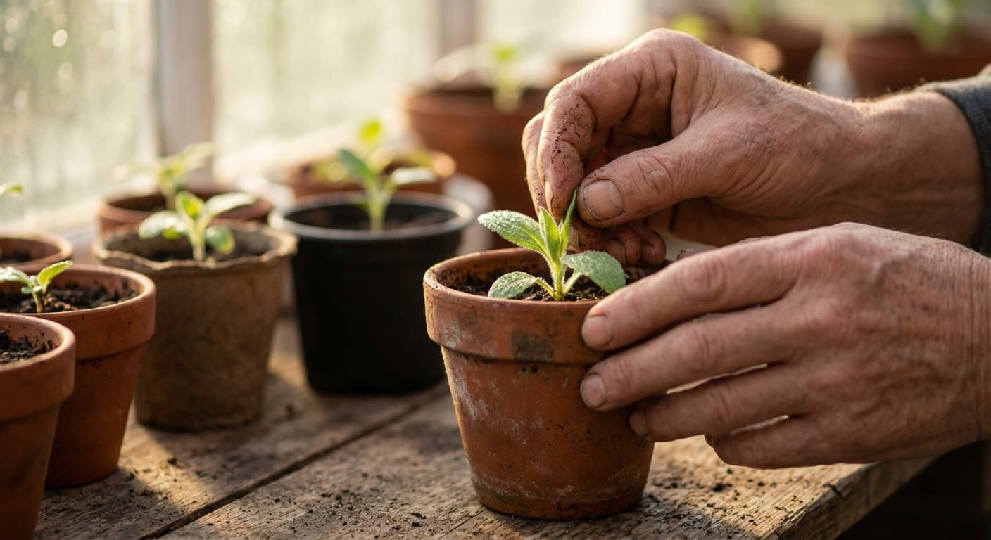 Рассада в одну палку — прищипывать?