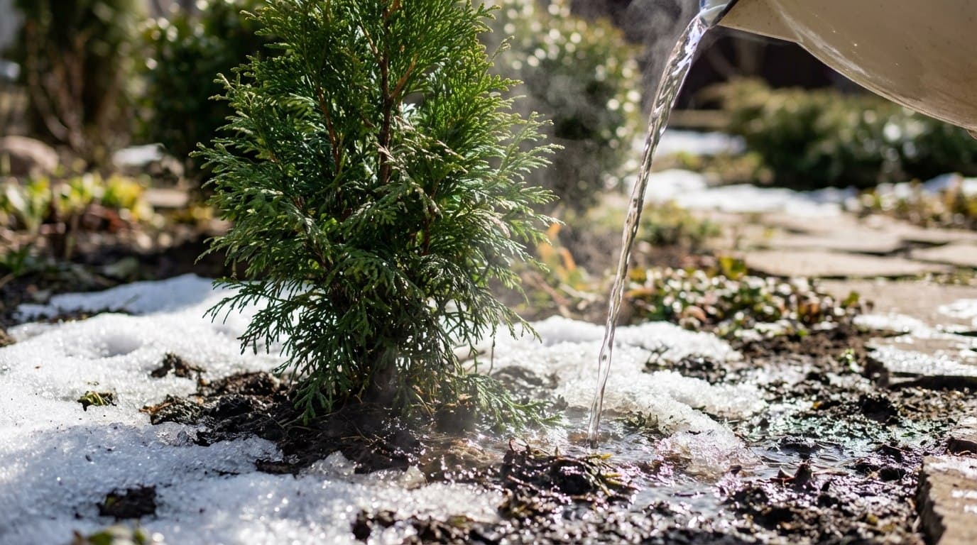 Уход за хвойными весной